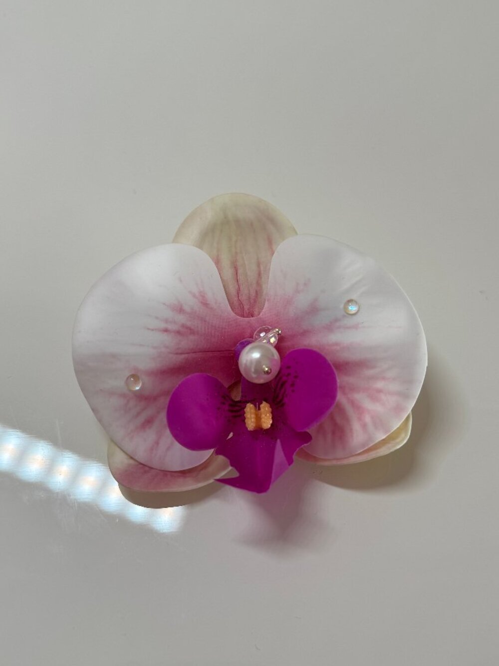 Artificial Orchid Hair Clip ☀️🌺